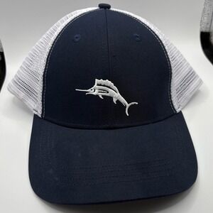Tommy Bahama Cap Men's Size One Size Navy Trucker Sailfish Patch Mesh Snapback